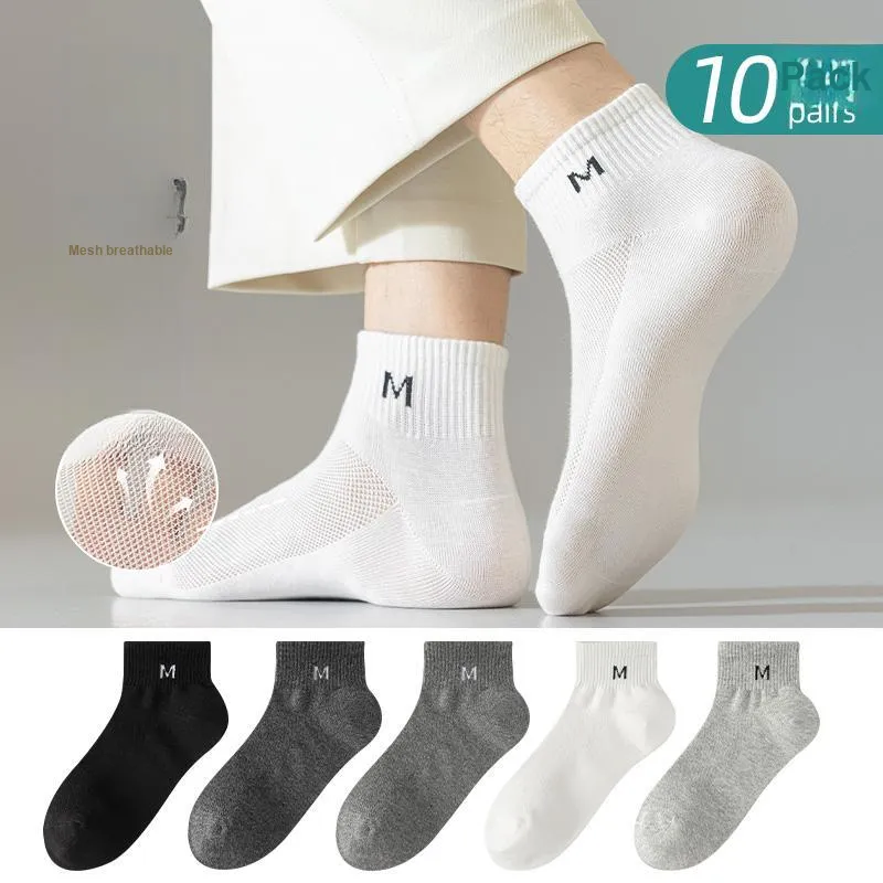 Cotton Gene Ankle Socks Men's 5 Pack-18