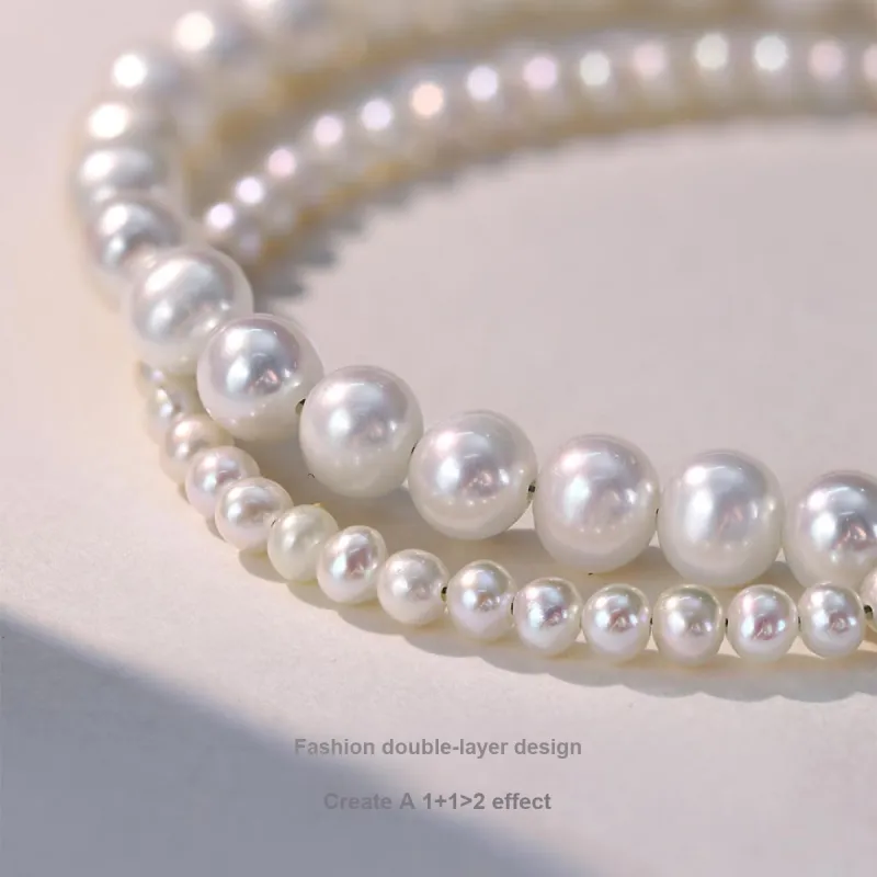 ME LUXE Freshwater Pearl Bracelet Delicate Versatile Sweet Style Women's-4