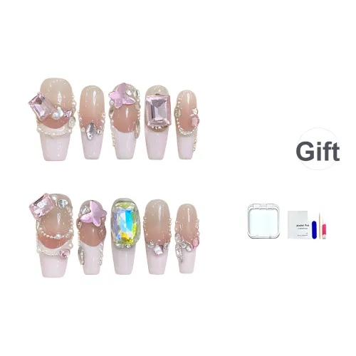 JINGCHANXUE Искусственные ногти для женщин