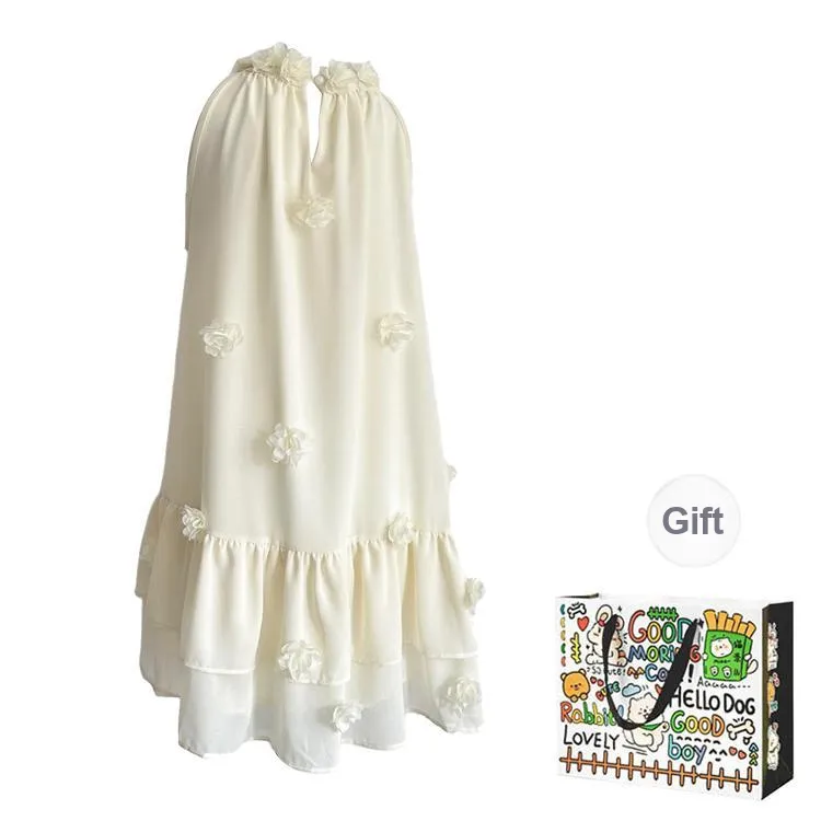 Pzhk Sleeveless Dress Women's Custard-1