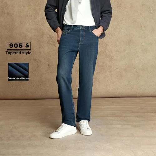 JACK JONES E39 Medium Blue Denim Men's Jeans JACK JONES E39 Средний Синий Деним Мужские Джинсы