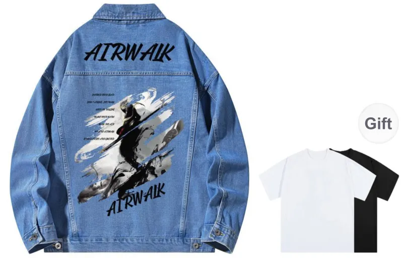 Airwalk Denim Jackets Unisex-18