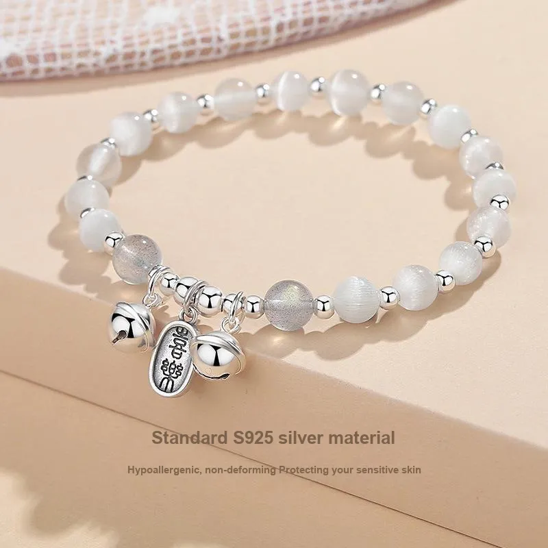 Regalrose Glass Cat Eye Bracelets Women's-5