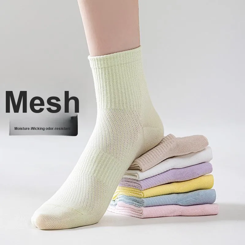 XIA.WA.ZHI.XIU Ankle Socks Women's Box 5 Pack-6