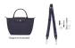 [Berry Purple]86-103cm Crossbody Shoulder Strap Set[Top Grain Cow Leather]