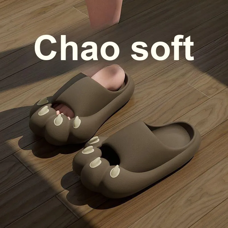 Ming Sheng Cat Paw Bear Paw Cartoon Slippers-5