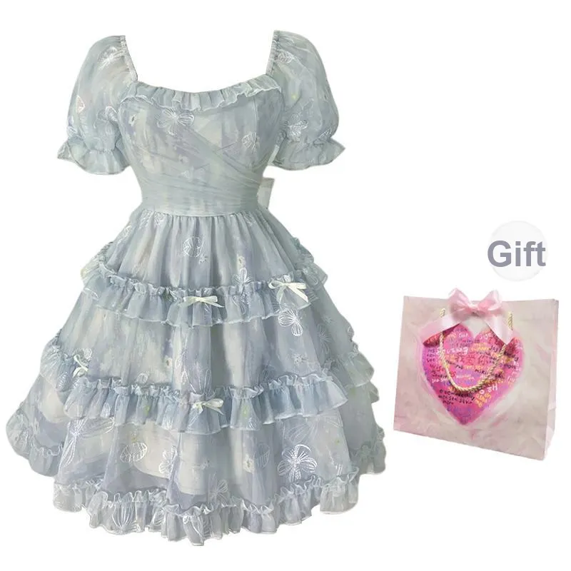 KUNZHUDAXIANG Short Sleeved Dress Women's-8