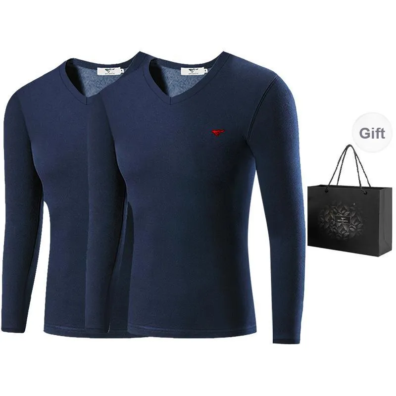 SEPTWOLVES Thermal Tops Autumn And Winter Models Men's Handbag Delivered-30