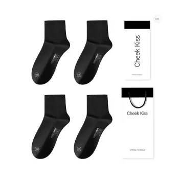 Cheekkiss Mid-Calf Socks Men's Box 4-Pack