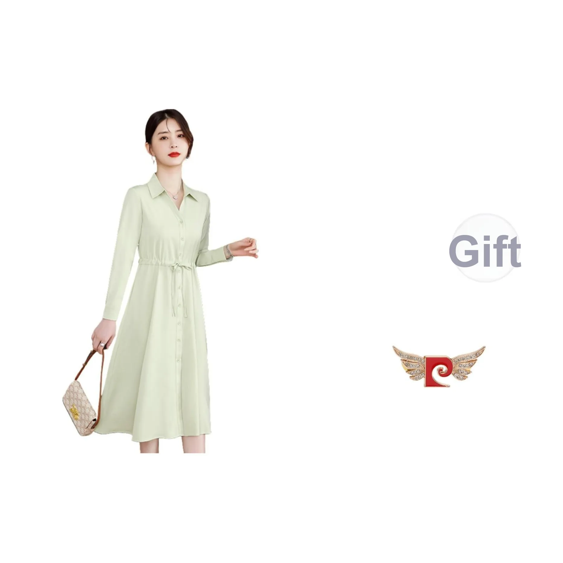 PIERRE CARDIN Женские Длинные Платья с Длинными Рукавами