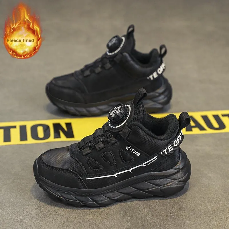 ROBINHOOD Slip-Resistant Cushioning Wear-Resistant Rebound Warm Kids' Running Shoes Kids'-15