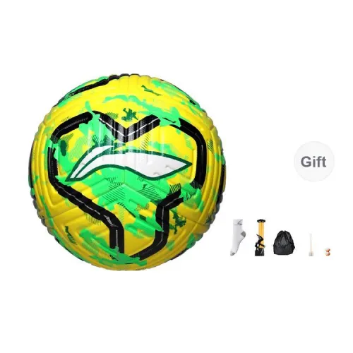 LiNing Size 5 Ball Soccer TPU Seamless Thermal bonding Unisex Green