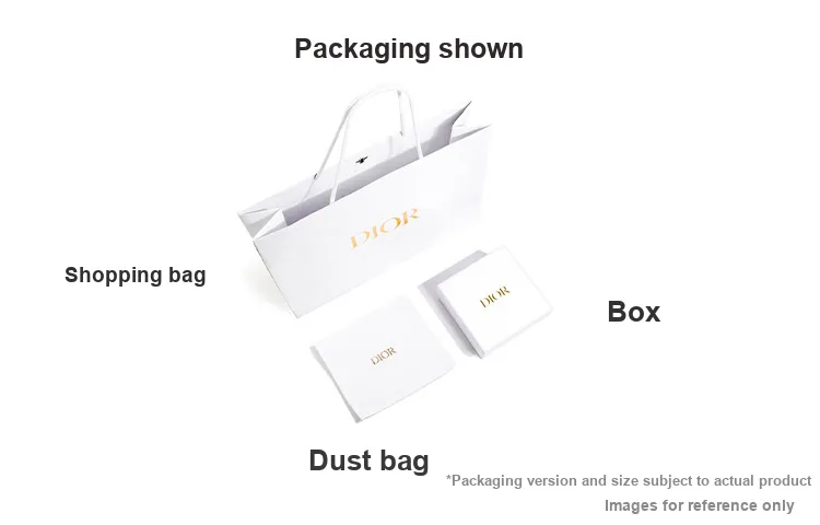 DIOR BookTote Embroidery Tote Bag Shopping Bag Handbag Large Size Women's White & Gold-5