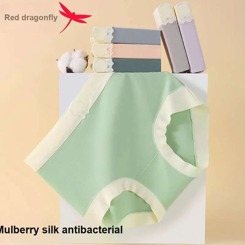 RED DRAGONFLY Cotton Panties Women's Gift Box Combination-4