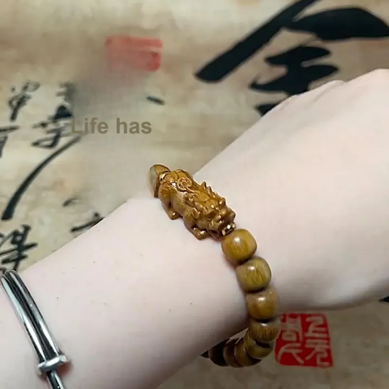 LINKY Laboratory Green Sandalwood Bracelets Unisex-7