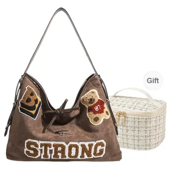 NATTY PU Portable Crossbody Bag Shoulder Bag Women's Coffee/Brown/Black