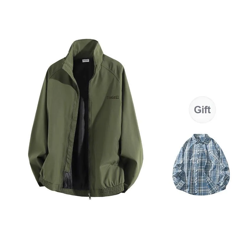 YOSICIL Jackets Coats Unisex Army Green-20
