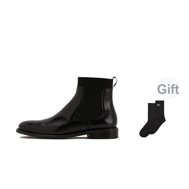 PEDRO Short Chelsea Boots 3.5cm Black