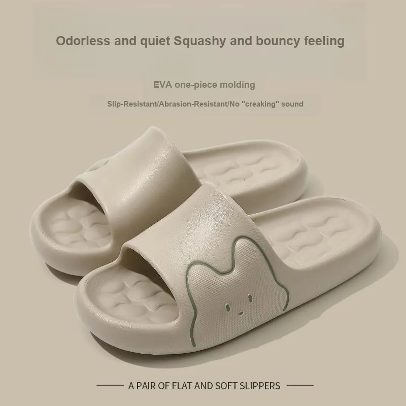 Foot Recreation Men And Women's Slippers Summer Home Indoor Bathing Slip Resistant Slippers-25