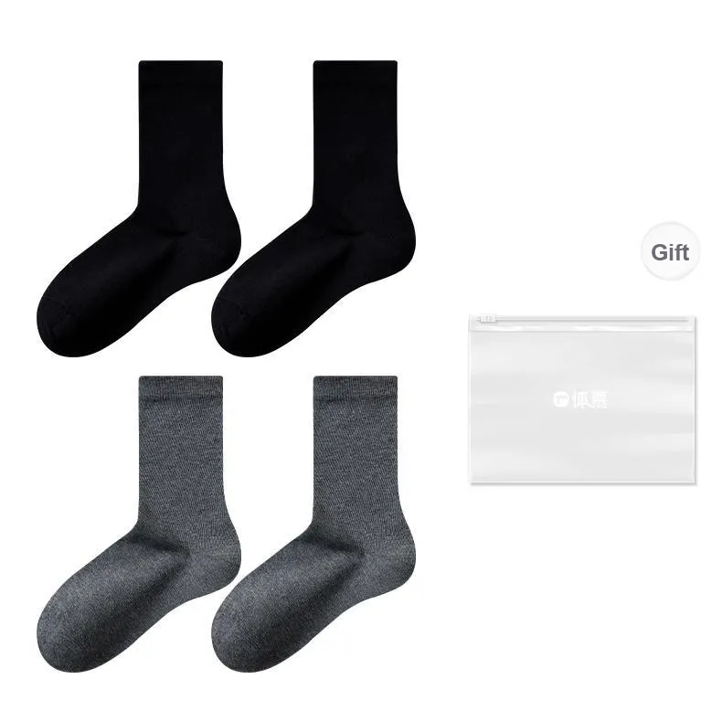Temooues Mid-Calf Socks Women's Combo Set-11
