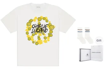 Charlie Luciano T Shirt Unisex White