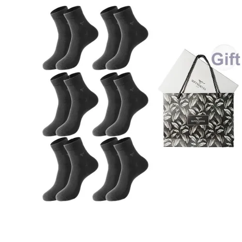 SEPTWOLVES Носки Crew Мужские 6 пар подарочная коробка упаковано