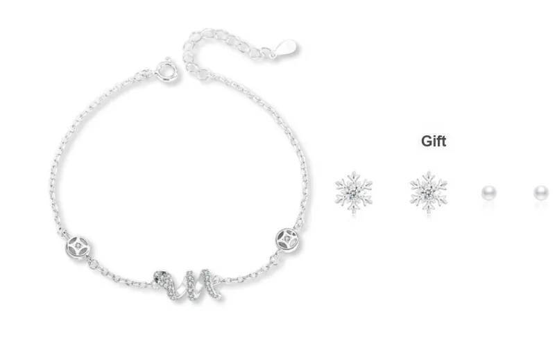 GIFU S925 Silver Bracelets Women's-3