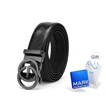FAIRWHALE Cow Split Leather Leather Belts Men's Multicolor Width 3.5CM