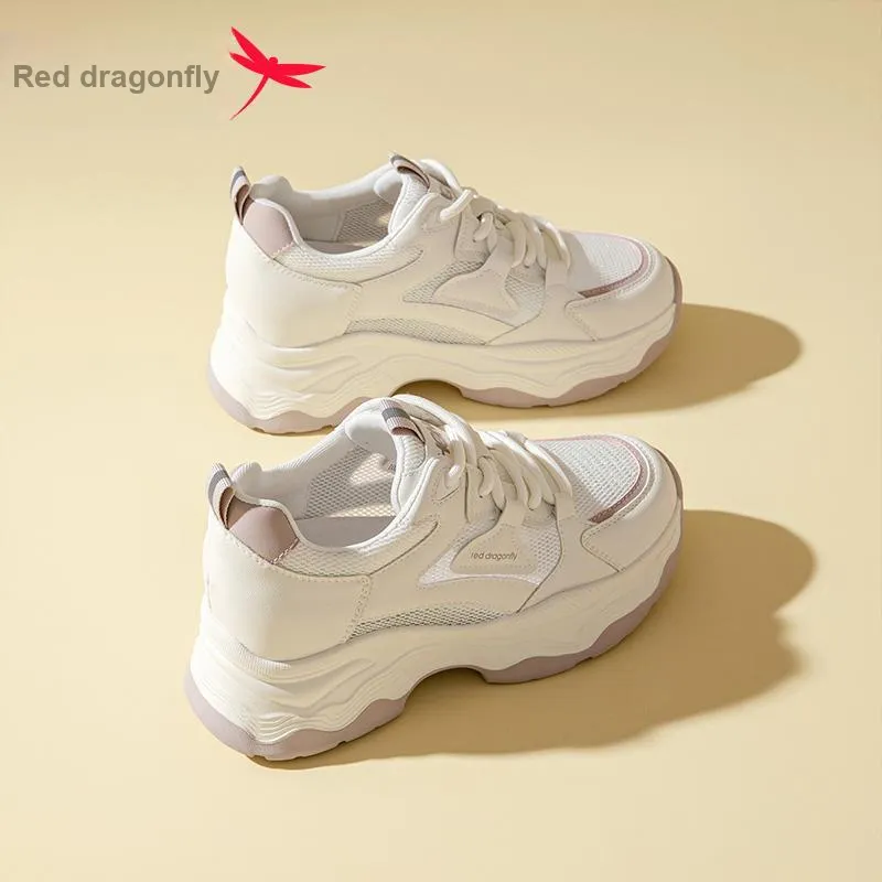 RED DRAGONFLY Low Top Chunky Sneakers Women's-10