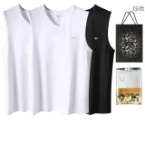 V-Neck 3 Pack (White+White+Black)