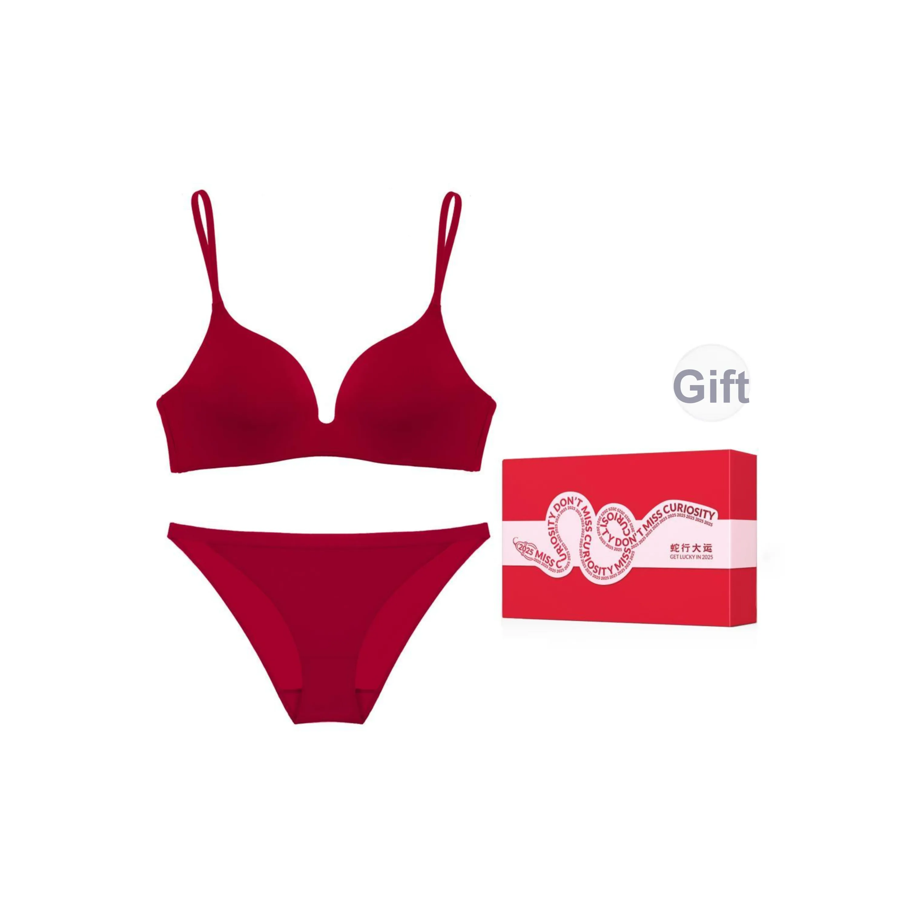 MISS CURIOSITY Комплект трусов Женские Красный