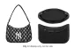 (MLB Black White Monogram Shoulder Bag) Dralon Liner[Bag Not Included]