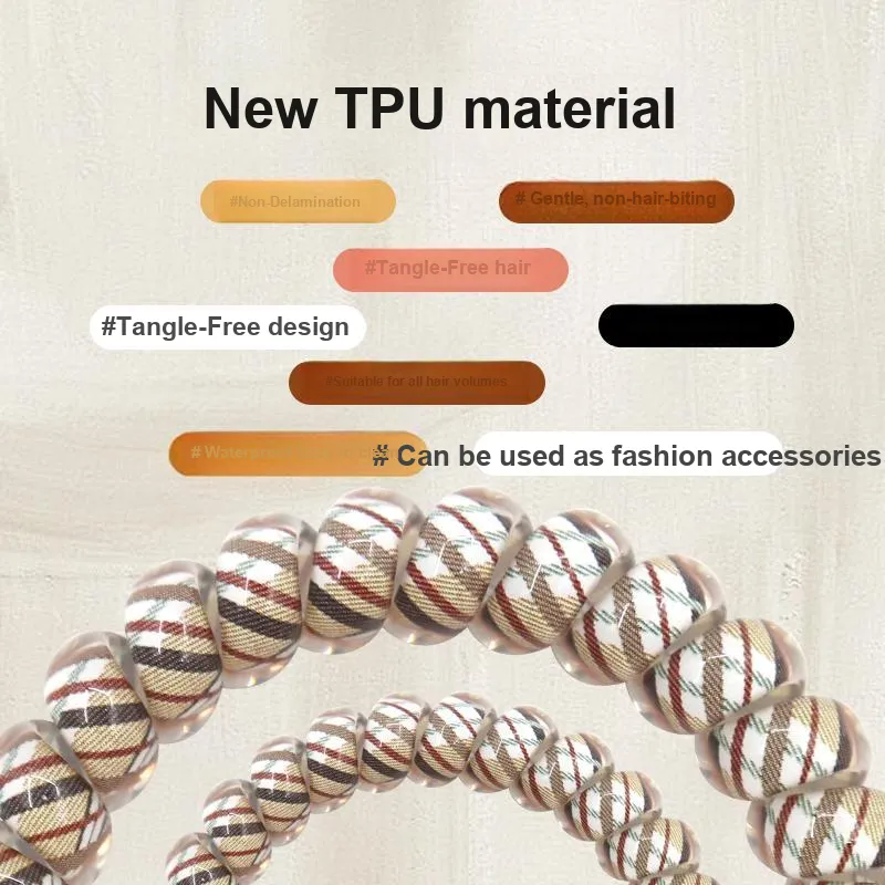 HOSUKKO Eco Friendly TPU Hair Tie Unisex-1
