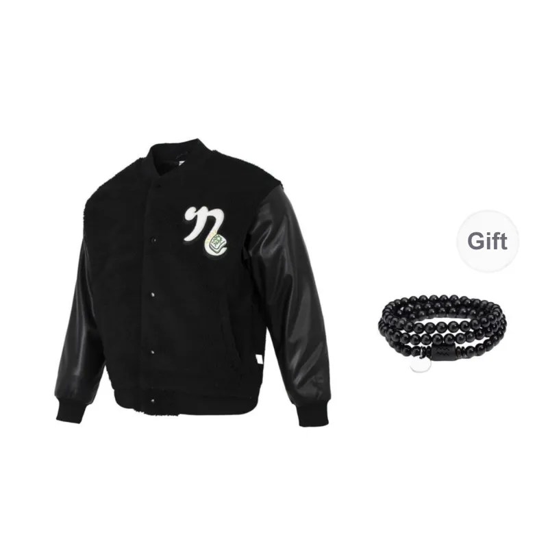 Adidas Velvet-feel Coat Unisex Black Comes With Bracelets-0