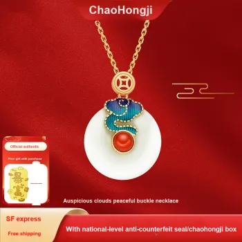 CHAOHONGJI Natural Chalcedony Necklaces Women's