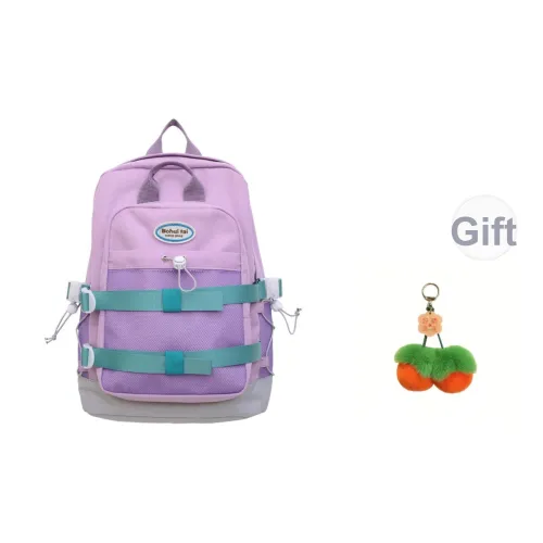 MYER Нейлон Рюкзак Унисекс Фиолетовый Светлый GREY Черный