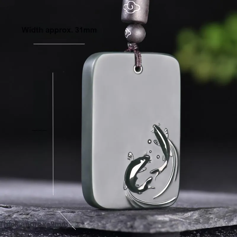 KUNYUYAO Pendants Green Jade Unisex-2