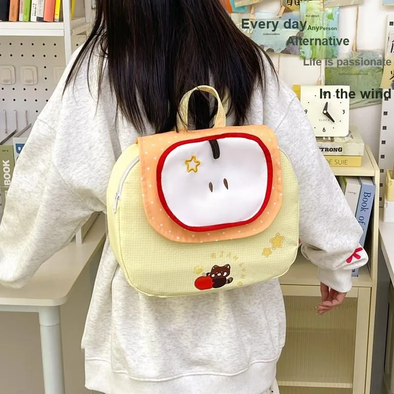 Alcohol Dragon Composite Cloth Backpack Women's Blue/Pink/Yellow/Green-7