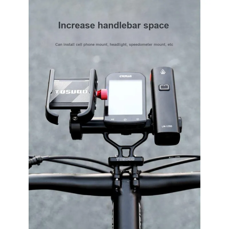 TOSUOD Cycling Multifunction Grip Extension Stands Unisex Aluminum Alloy Material 15*2.5*6cm-2