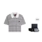 White Navy Blue Stripes 0FC-Box