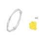 [July & Free Cell Phone Sticker]Hollyhock Sterling Silver Bangle