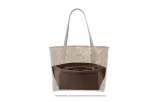 [Coach City 30]Brown Felt Liner+Dark Brown Invisible Shoulder Pads