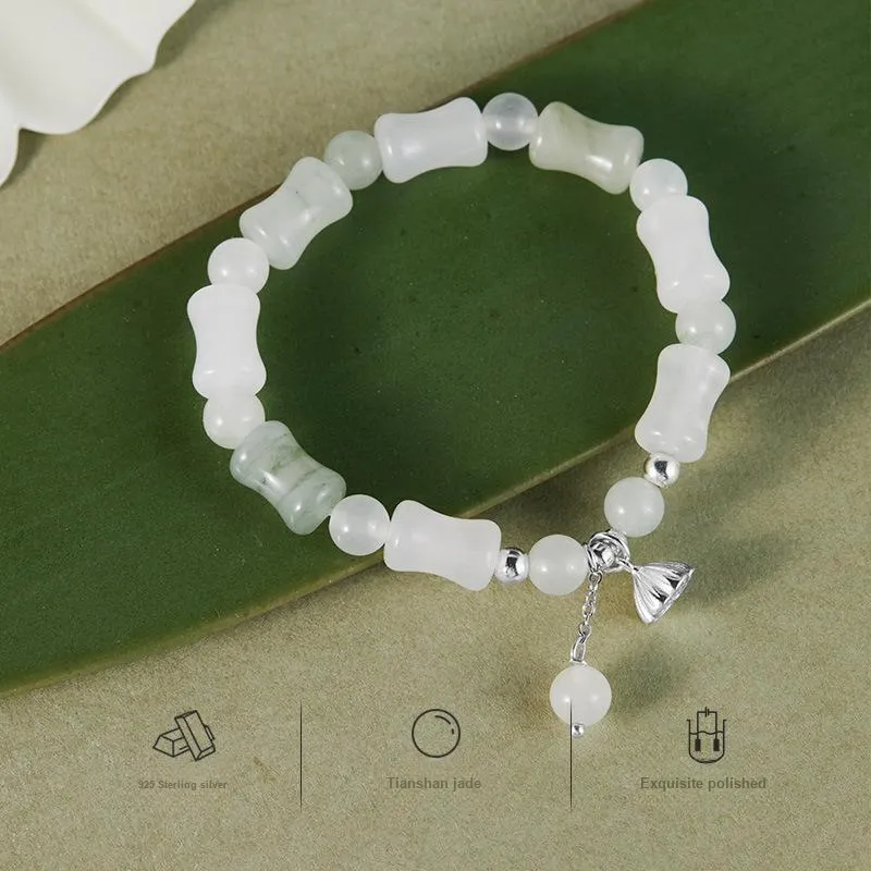 Royal Heaven's Choice Tianshan Jade Bracelets Unisex-2