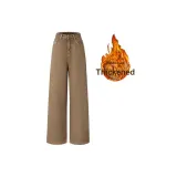Dark Khaki Fleece-Lined