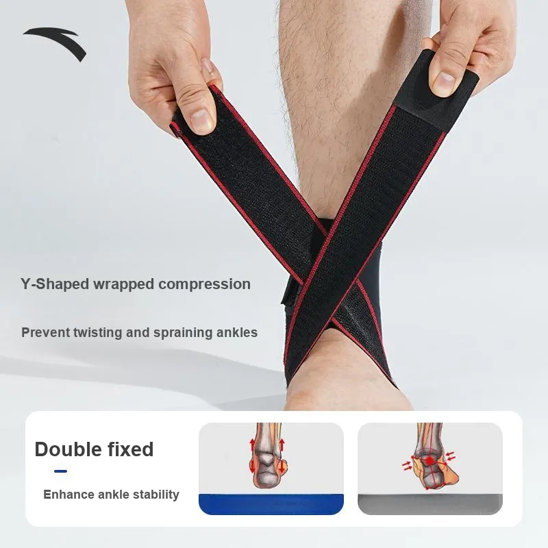 Anta Ankle Braces Soccer Basketball Running Cycling Unisex Elastane Polyamide-14