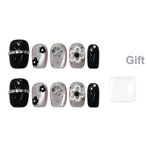 Song Biography Осветляющий Цепь Металл Мягкий Элегантность False Nail Короткий ЛАДДЕР 15 мм