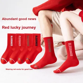 FUGEER Mid Calf Socks Unisex 3 Pack