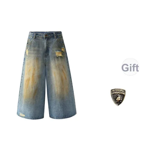 AUTOMOBILI LAMBORGHINI Джинсовые шорты Унисекс