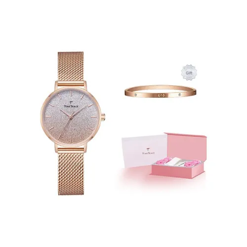 TearTrace Кварцевый Movement Женские часы 32 мм Розовые