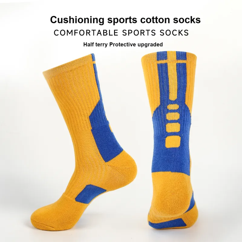 H YXIANG Basketball Socks Men's 3 Pack-4